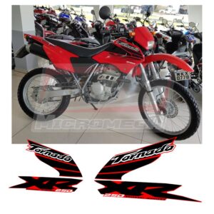 honda xr tornado 250 2003 roja