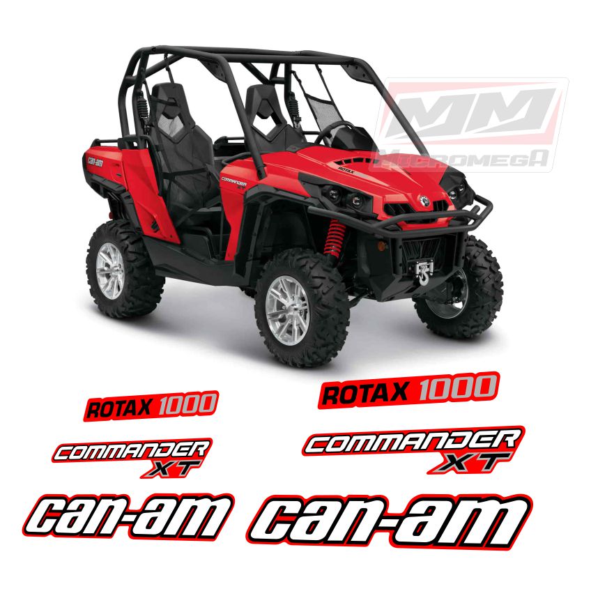 Calcas Sticker Calcomanías Can Am Commander xt 11-13