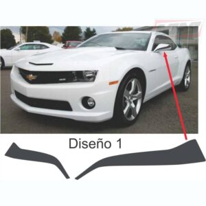 Calcas Sticker Calcomanías Chevrolet Camaro Espejo 10-15