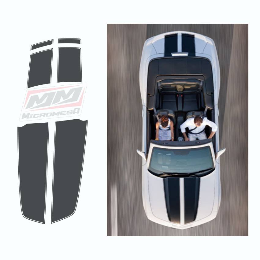 Calcas Sticker Calcomanías Chevrolet Camaro Franjas Cofre Y Cajuela 10-15