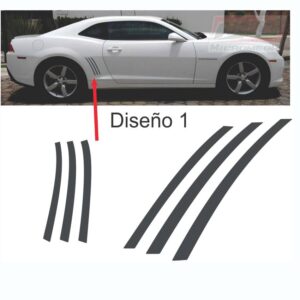 Calcas Sticker Calcomanías Chevrolet Camaro Ventilación 10-15