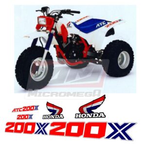 Calcas Sticker Calcomanías Honda Atc 250x 1986