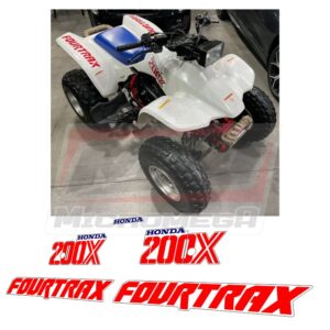 Calcas Sticker Calcomanías Honda Fourtrax 200x 97