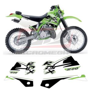 Calcas Sticker Calcomanías Kawasaki Kdx 200 2002