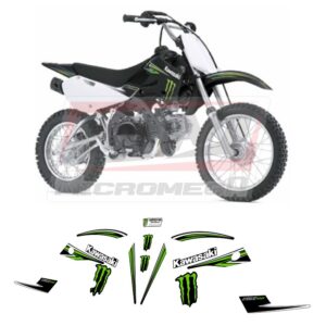 Calcas Sticker Calcomanías Kawasaki Klx 110 2009 Monster