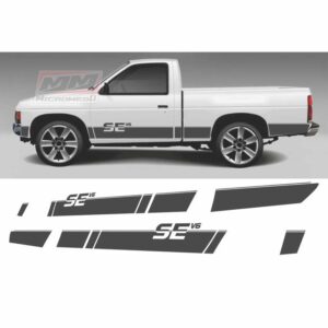 Calcas Sticker Calcomanías Nissan D21 Hardbody 1992 Se V6 Sencilla