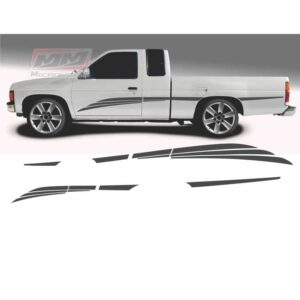Calcas Sticker Calcomanías Nissan D21 Hardbody 1995 B King Cab