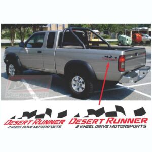 Calcas Sticker Calcomanías Nissan Frontier Desert Runner 2000