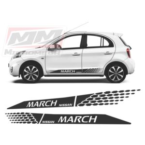 Calcas Sticker Calcomanías Nissan March 10-20