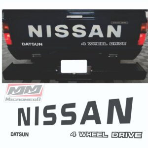 Calcas Sticker Calcomanías Nissan Pickup 84 4 Weel Drive Batea
