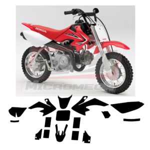 Plantilla Vectorizada Honda Crf 50 04-12