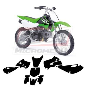 Plantilla Vectorizada Kawasaki Klx 110 00-09