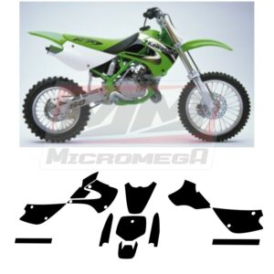 Plantilla Vectorizada Kawasaki Kx 80 98-04