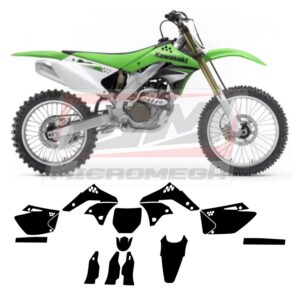 Plantilla Vectorizada Kawasaki Kxf 250 06-08