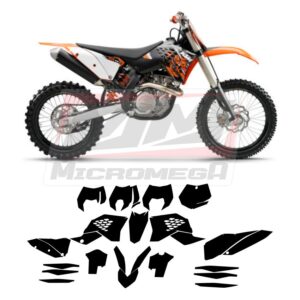 Plantilla Vectorizada Ktm 07-11