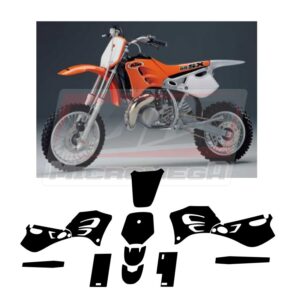 Plantilla Vectorizada Ktm 65 98-02