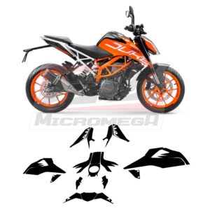Plantilla Vectorizada Ktm Duke 390 17-20
