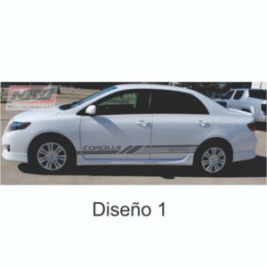 Calcas Sticker Calcomanías Toyota Corolla 09-13