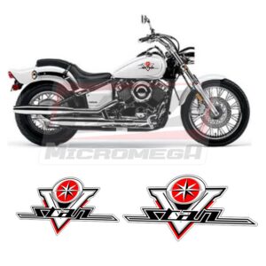 Calcas Sticker Calcomanías Yamaha V Star 650